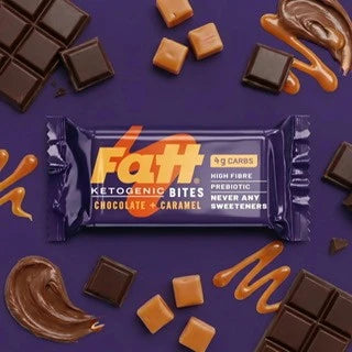 Fatt Keto Bouchées Chocolat + Caramel 35g x 16