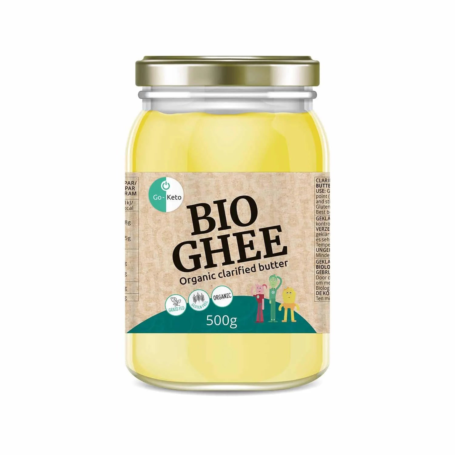 Organic Bio Ghee 500g in box – product overview