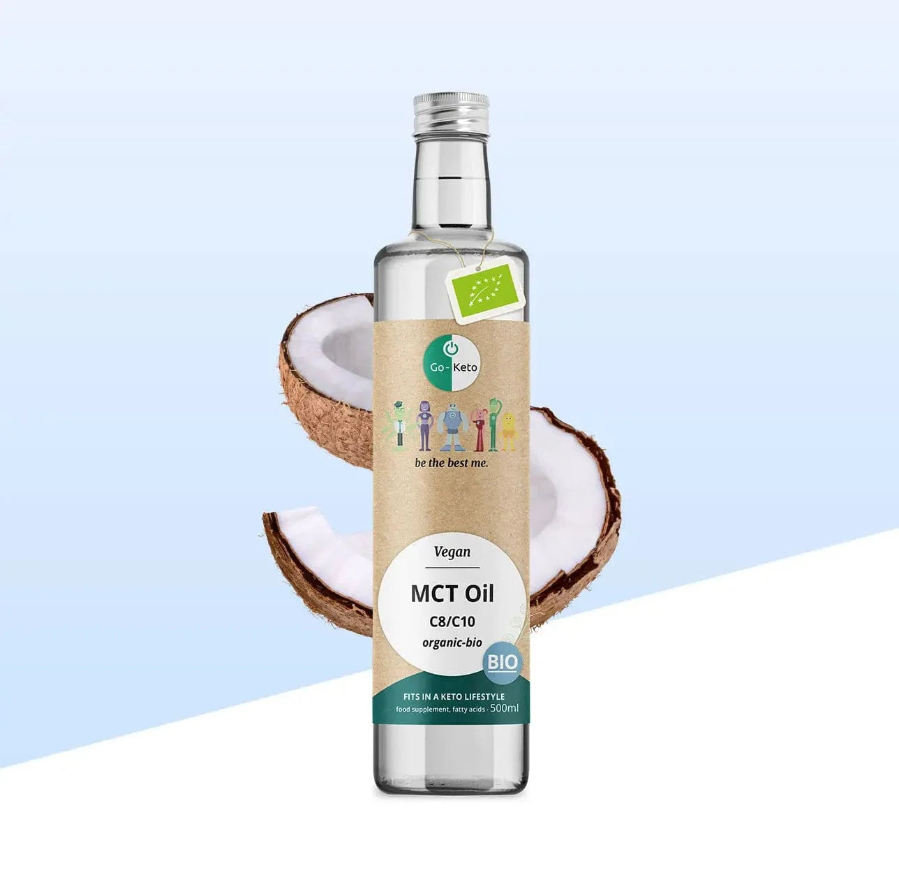 Bio Premium MCT Oil C8C10 Go-Keto 500ml go-keto P-GK-BIO-MCT686