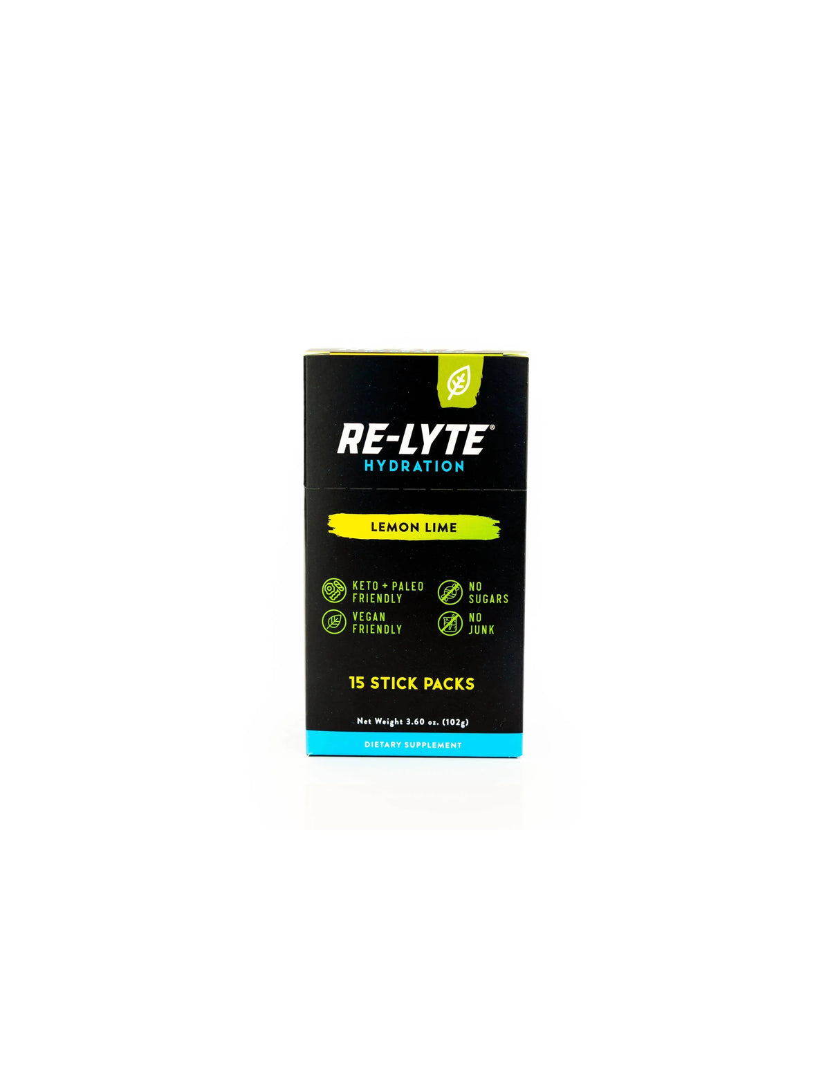 Electrolyte Hydration Drink Mix Lemon Lime Re-Lyte x15 sticks re-lyte 03400041
