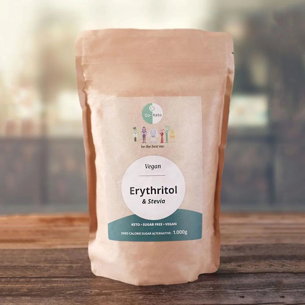 Erythritol Stevia Premium Sweetener Go-Keto 800g – product overview