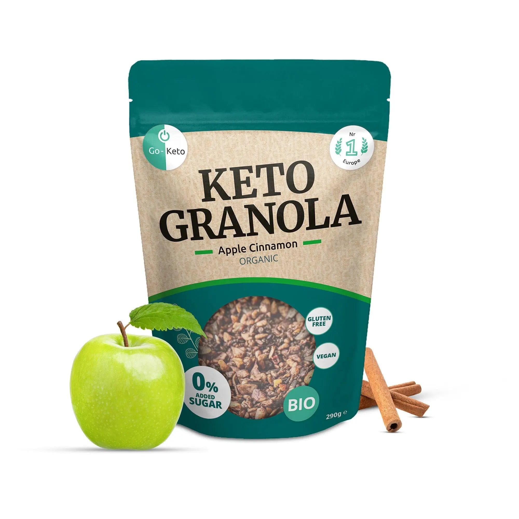 Go-Keto Bio Keto Granola Apple Cinnamon Go-Keto 290g P-GK-76-GRAC Vital20