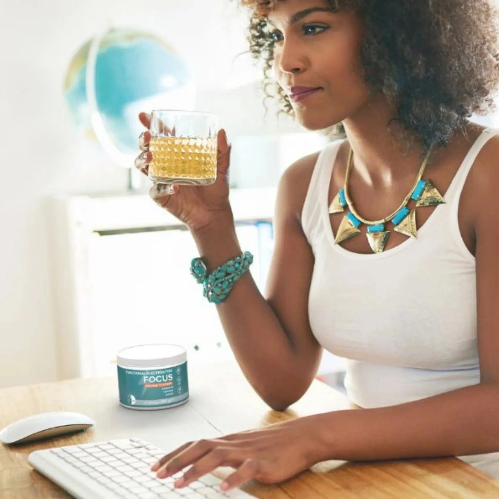 Go-Keto Functional Electrolytes Drink Mix Focus Orange Go-Keto 41 servings P-GK-584-FOCUS Vital20