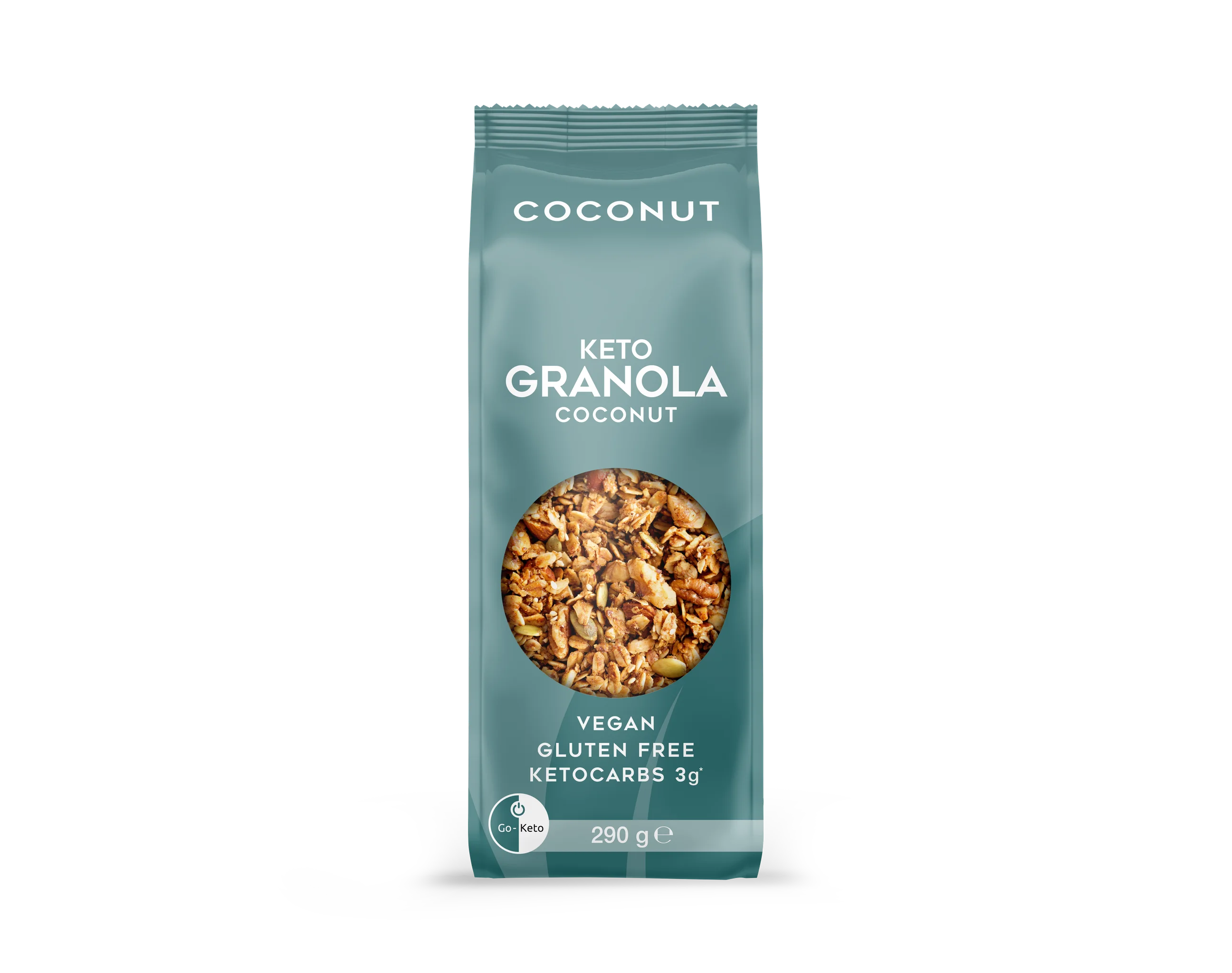 Go-Keto Granola - Coconut 290g Go-Keto P-GK-GRCO-23