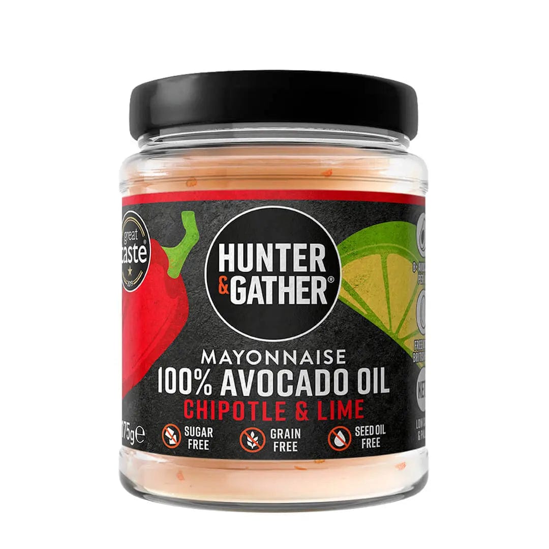 Hunter & Gather Avocado Oil Mayonnaise Chipotle & Lime Hunter & Gather 175g 00900006 Vital20