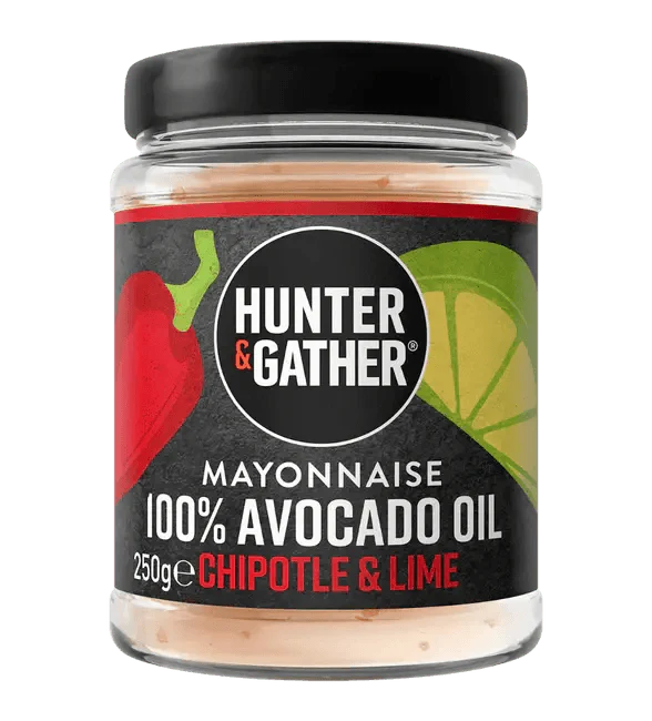 Hunter & Gather Avocado Oil Mayonnaise Chipotle & Lime Hunter & Gather 250g 00900036 Vital20