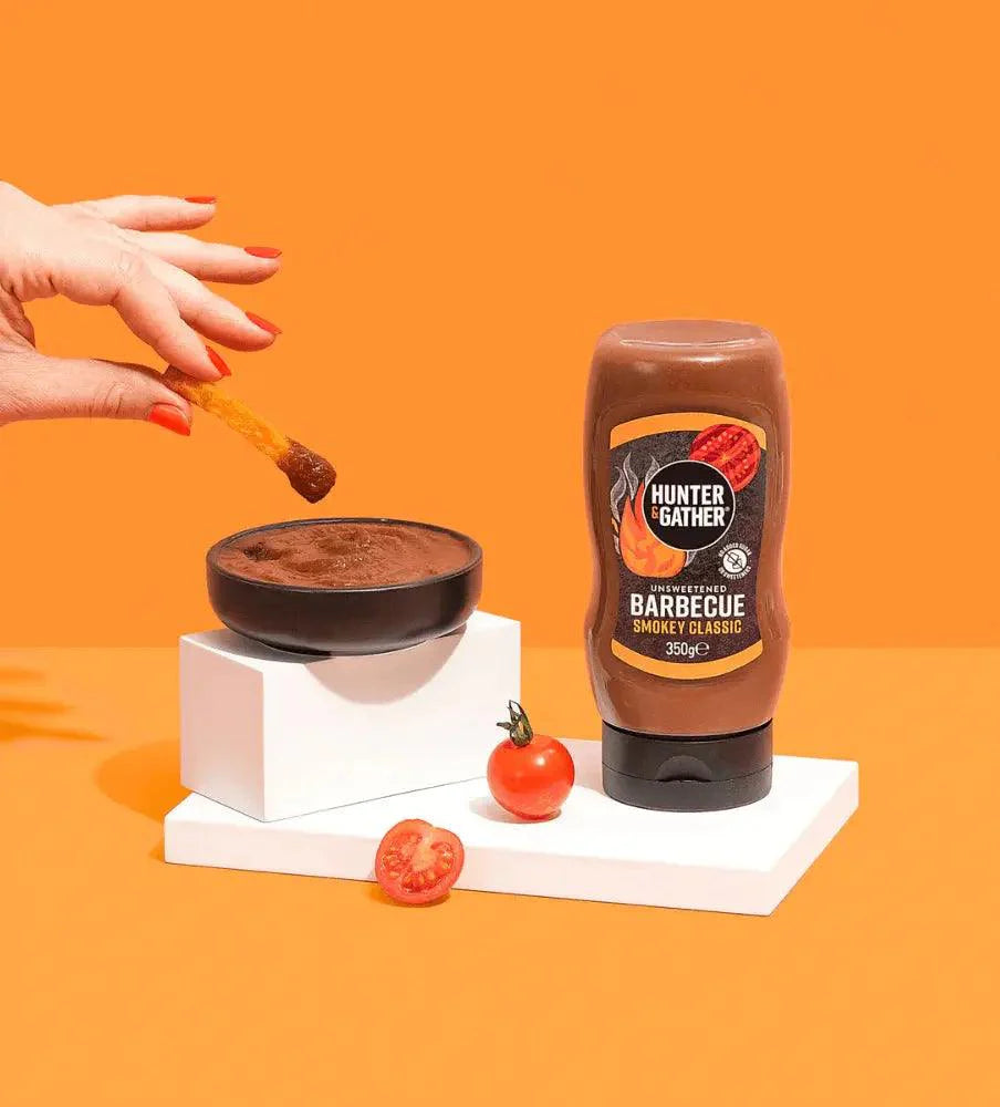 Hunter & Gather Unsweetened Barbecue Sauce Smokey Classic Hunter & Gather 350g 00900039 Vital20
