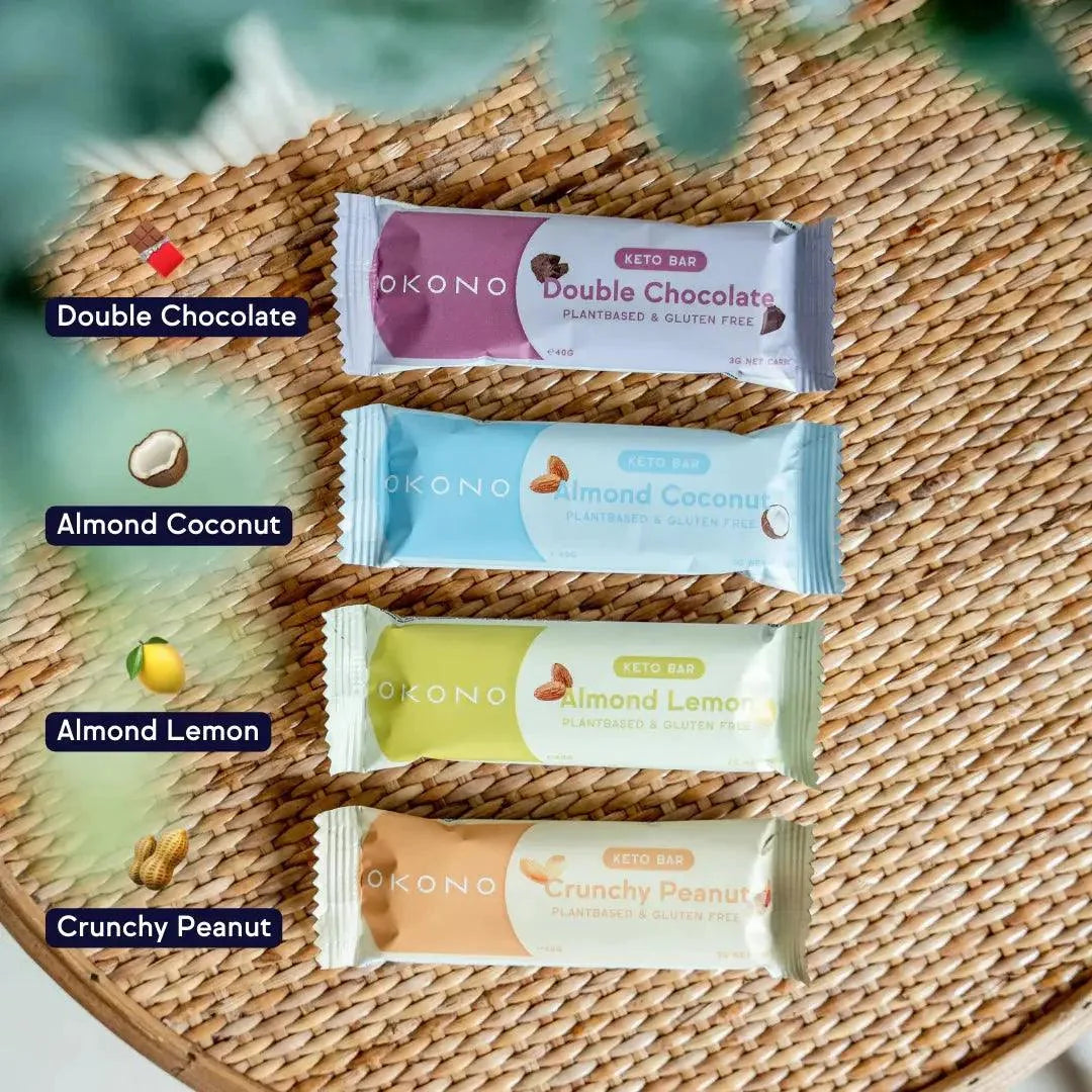Keto Bar Almond Coconut OKONO 40g okono Snacks 03000015