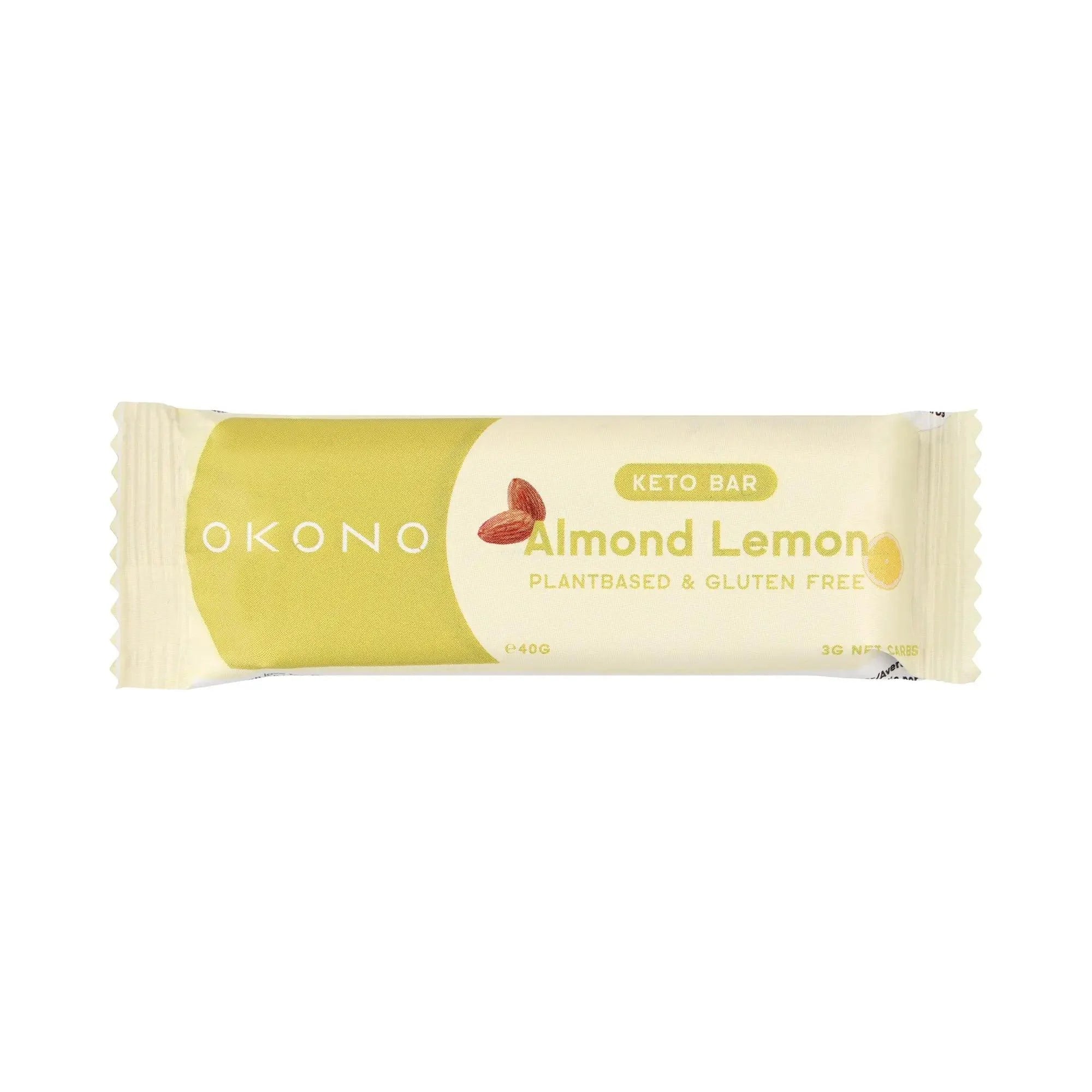 Keto Bar Almond Lemon OKONO 40g okono Snacks 03000014