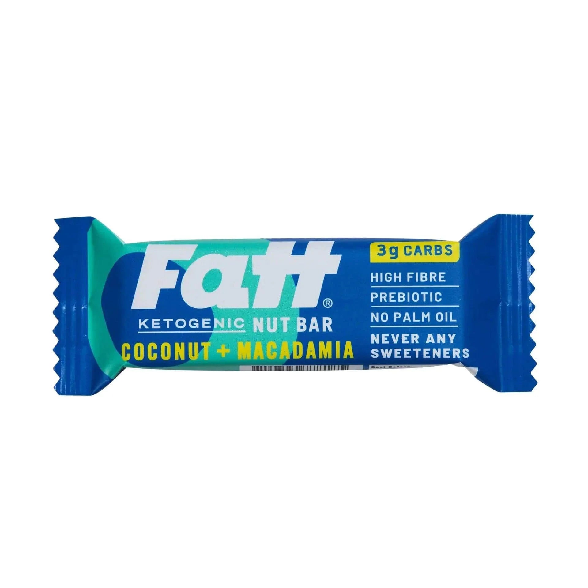 Keto Bar Coconut Macadamia Live Fatt 30g live fatt Snack 01900005