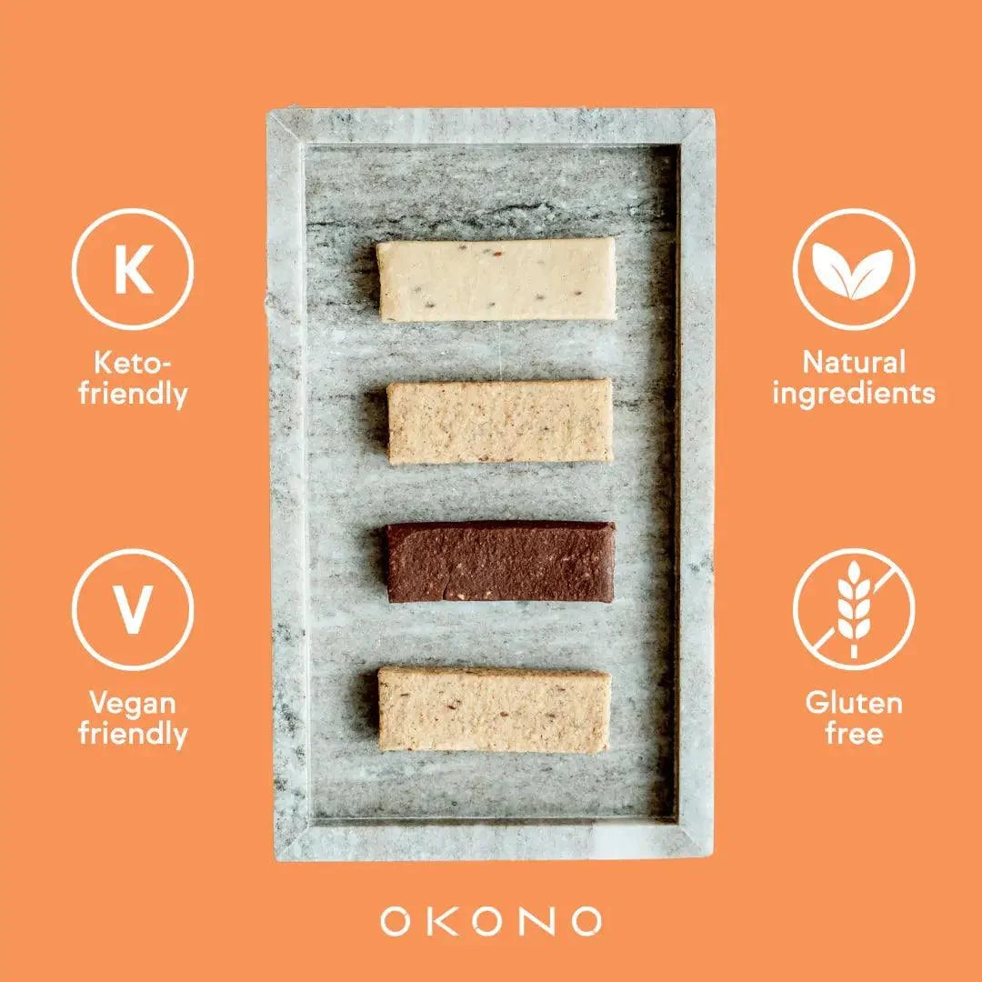 Keto Bar Crunchy Peanut OKONO 40g okono Snacks 03000017
