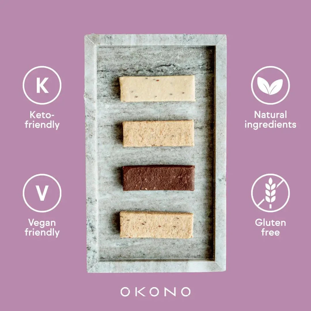 Keto Bar Double Chocolate OKONO 40g okono Snacks 03000016