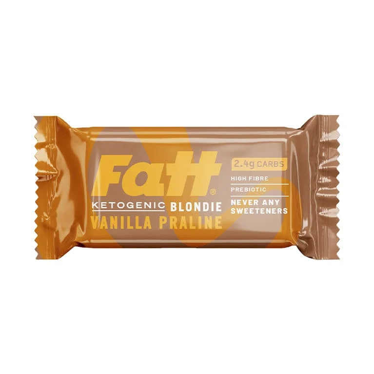 Keto Blondie Vanilla Praline Live Fatt 40g x18 live fatt Snacks 01900029