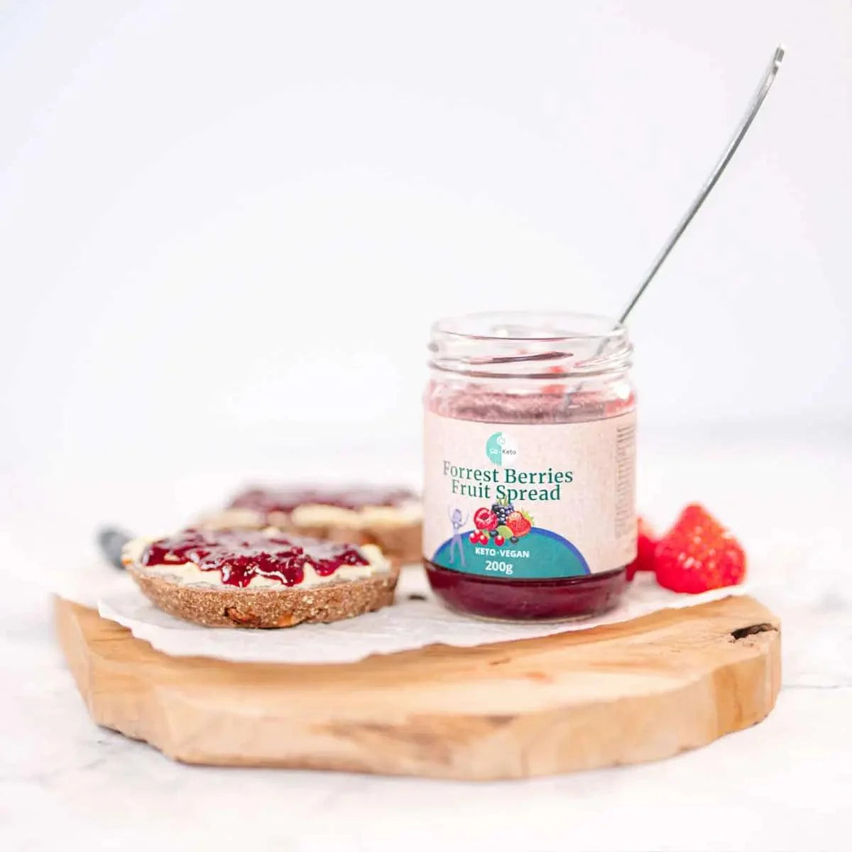 Keto Fruit Spread Forest Berries Go-Keto 200g – product overview
