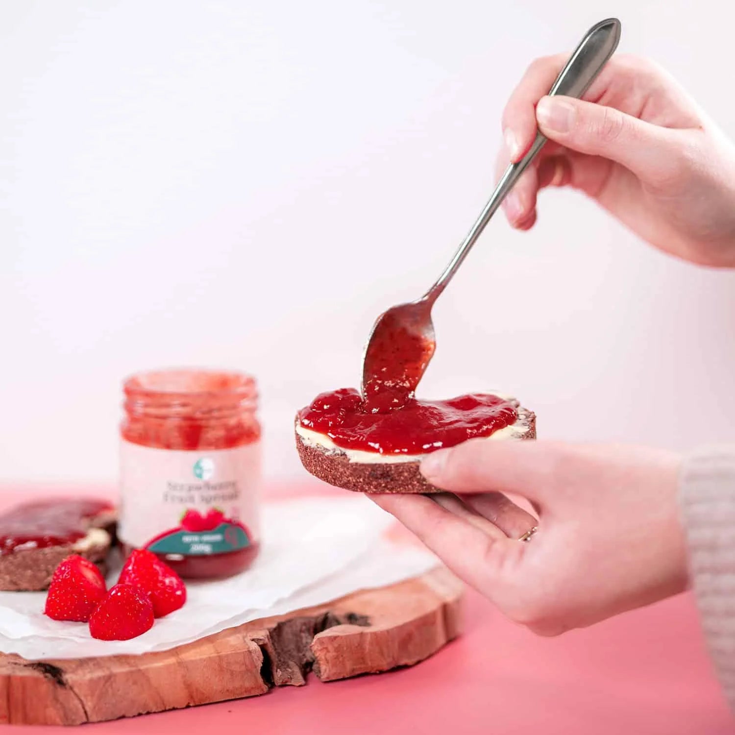 Keto Fruit Spread Strawberry Go-Keto 200g – product overview
