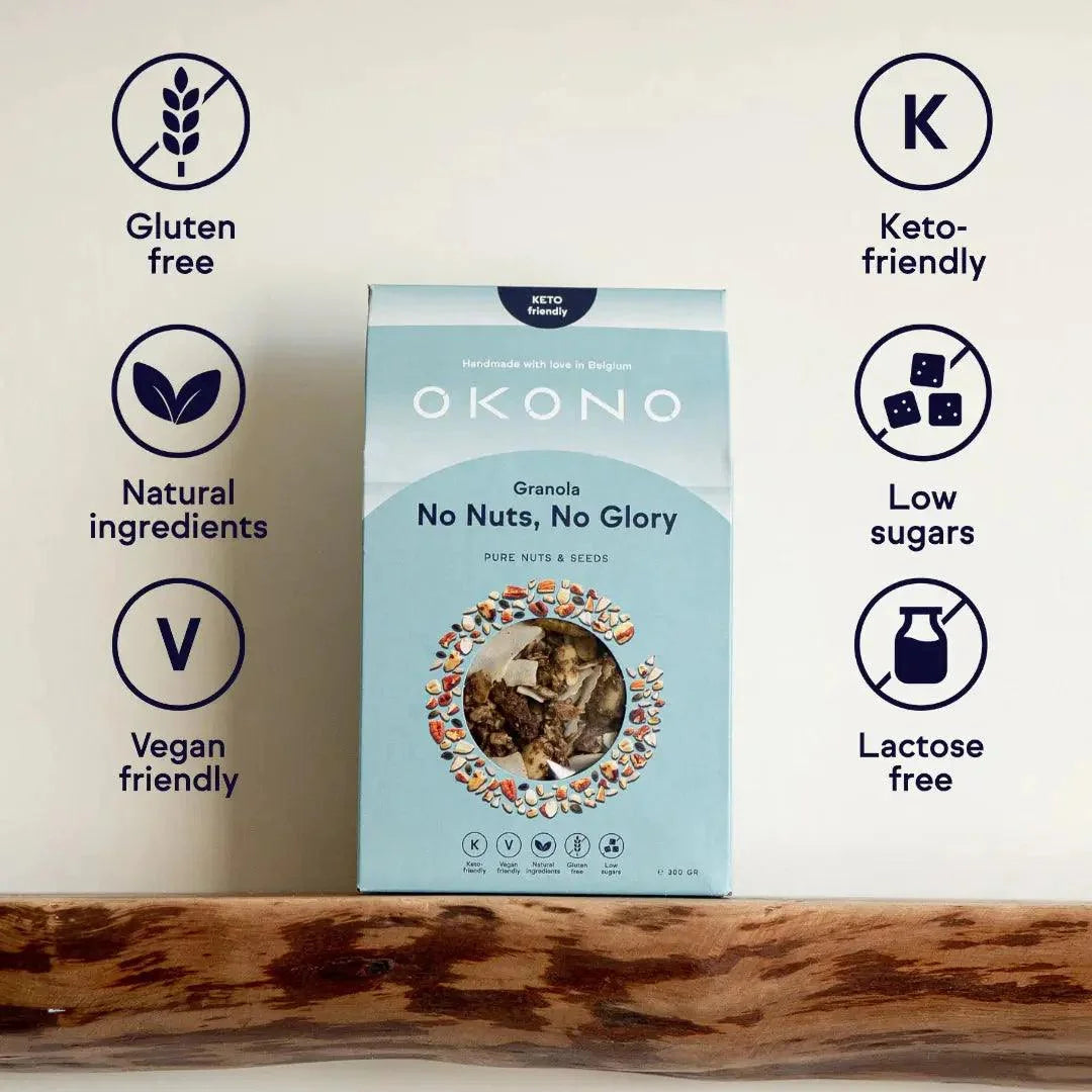 Keto Granola No Nuts, No Glory - Pure Seeds & Nuts okono 03000006
