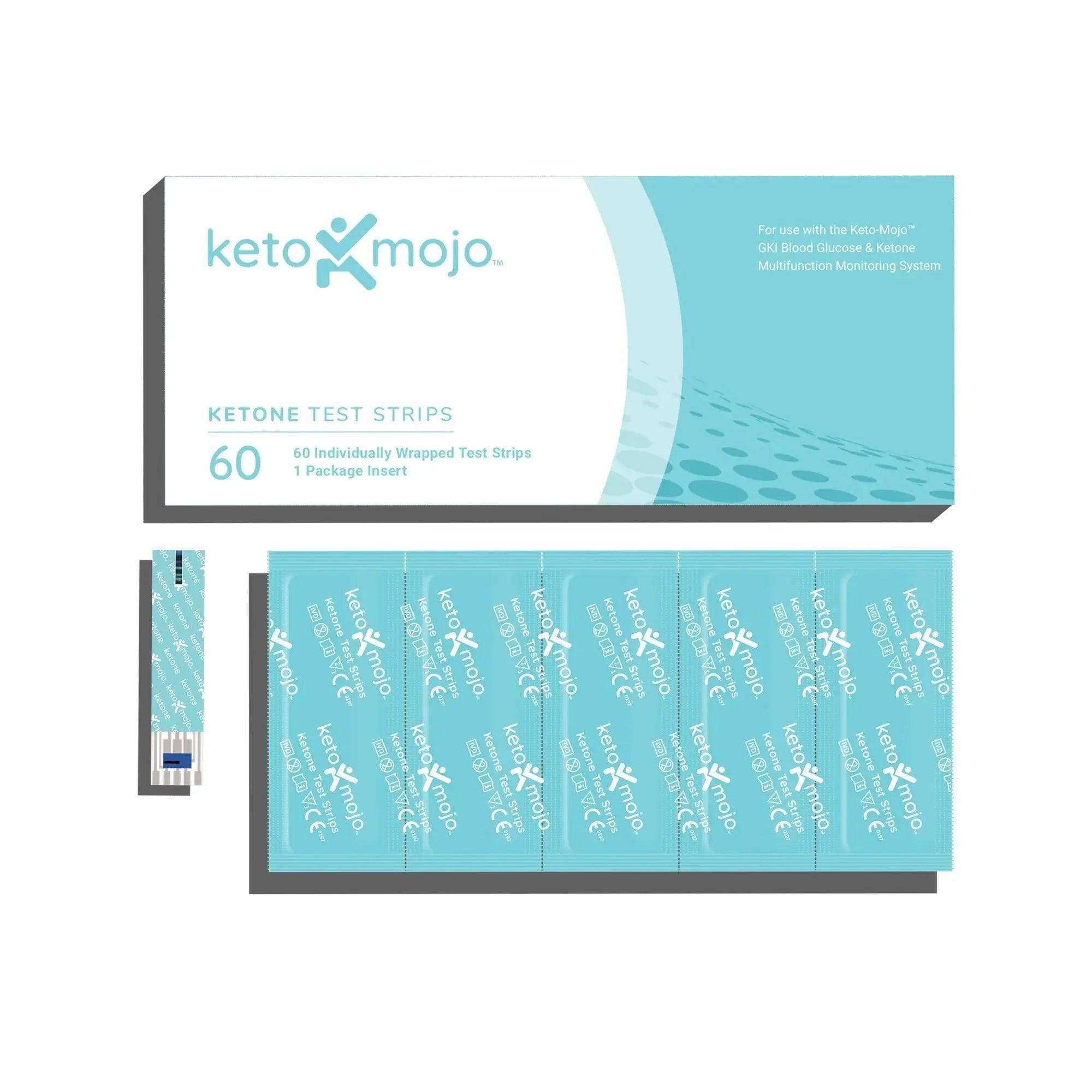 Keto-Mojo GKI Ketone Test Strips Keto-Mojo x60 02400004 Vital20