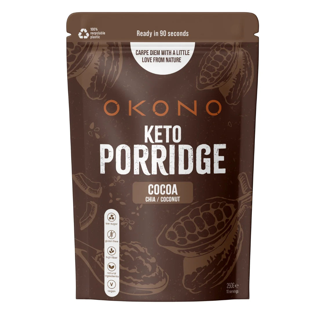 Keto Porridge Cocoa OKONO 250g x10 OKONO 03000043