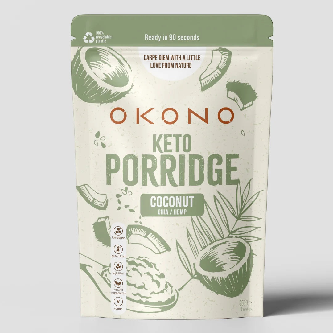 Keto Porridge Coconut OKONO 250g x10 OKONO 03000041