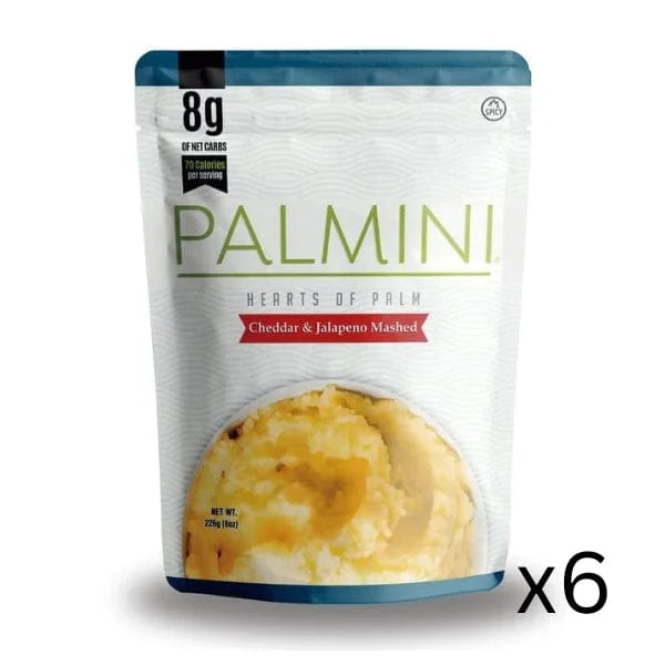 Low Carb Mashed Cheddar Jalapeno Palmini 226g x6 palmini 04300020