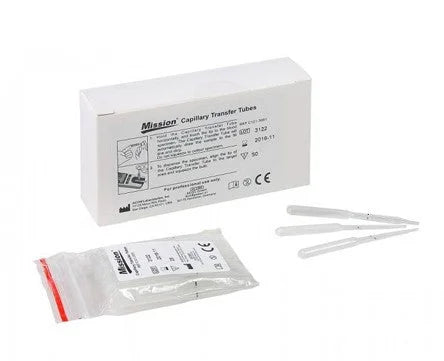 Mission 3-in-1 Blood Capillaries (x50) swiss point of care P-MCAP-50