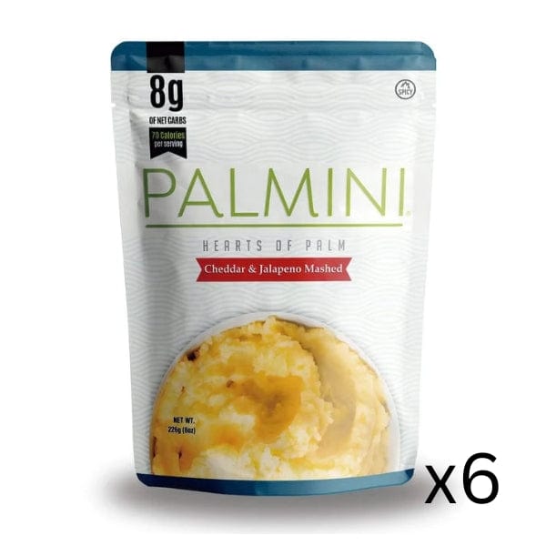 Palmini Low Carb Mashed Cheddar Jalapeno Palmini 226g x6 04300020 Vital20