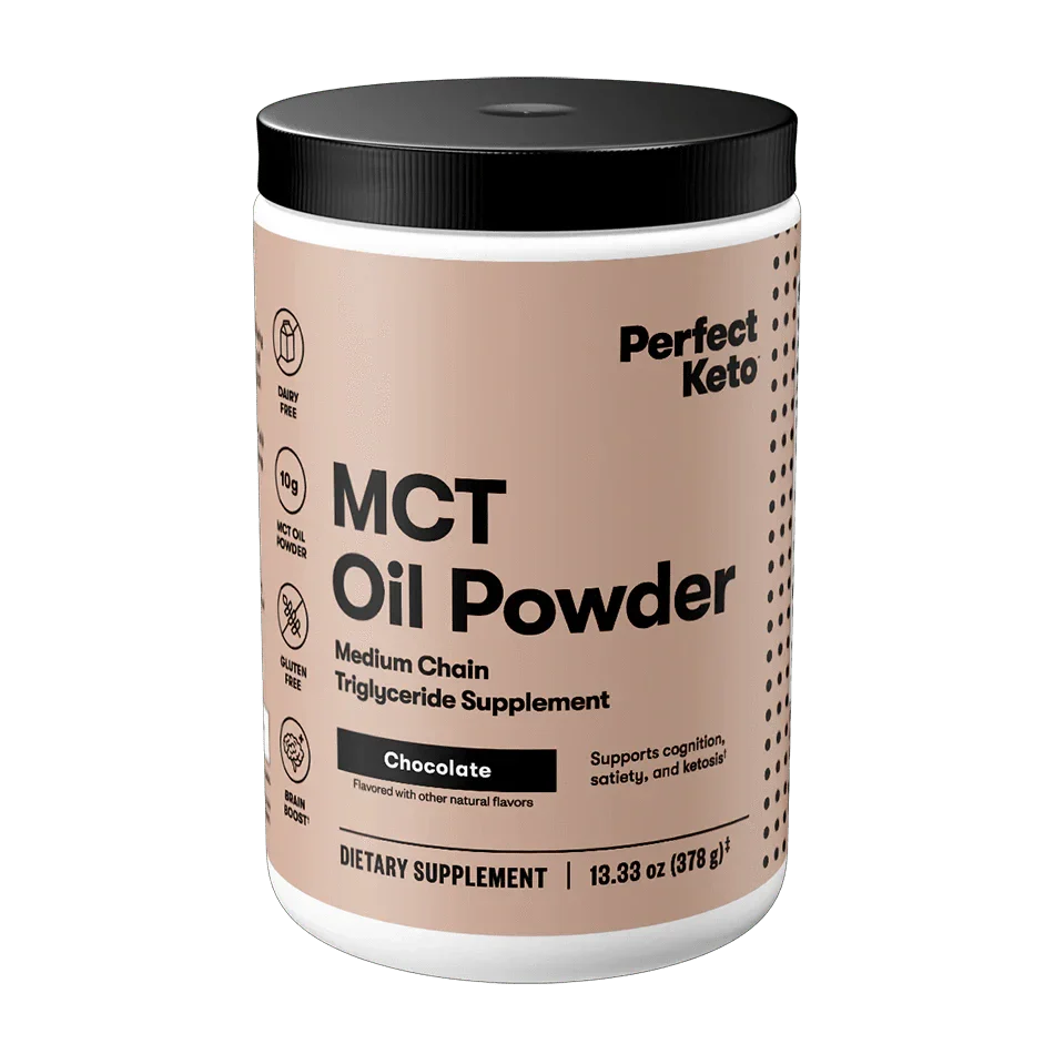 perfect keto MCT Oil Powder Chocolate Perfect Keto 378g P-PKMOPC-23 Vital20
