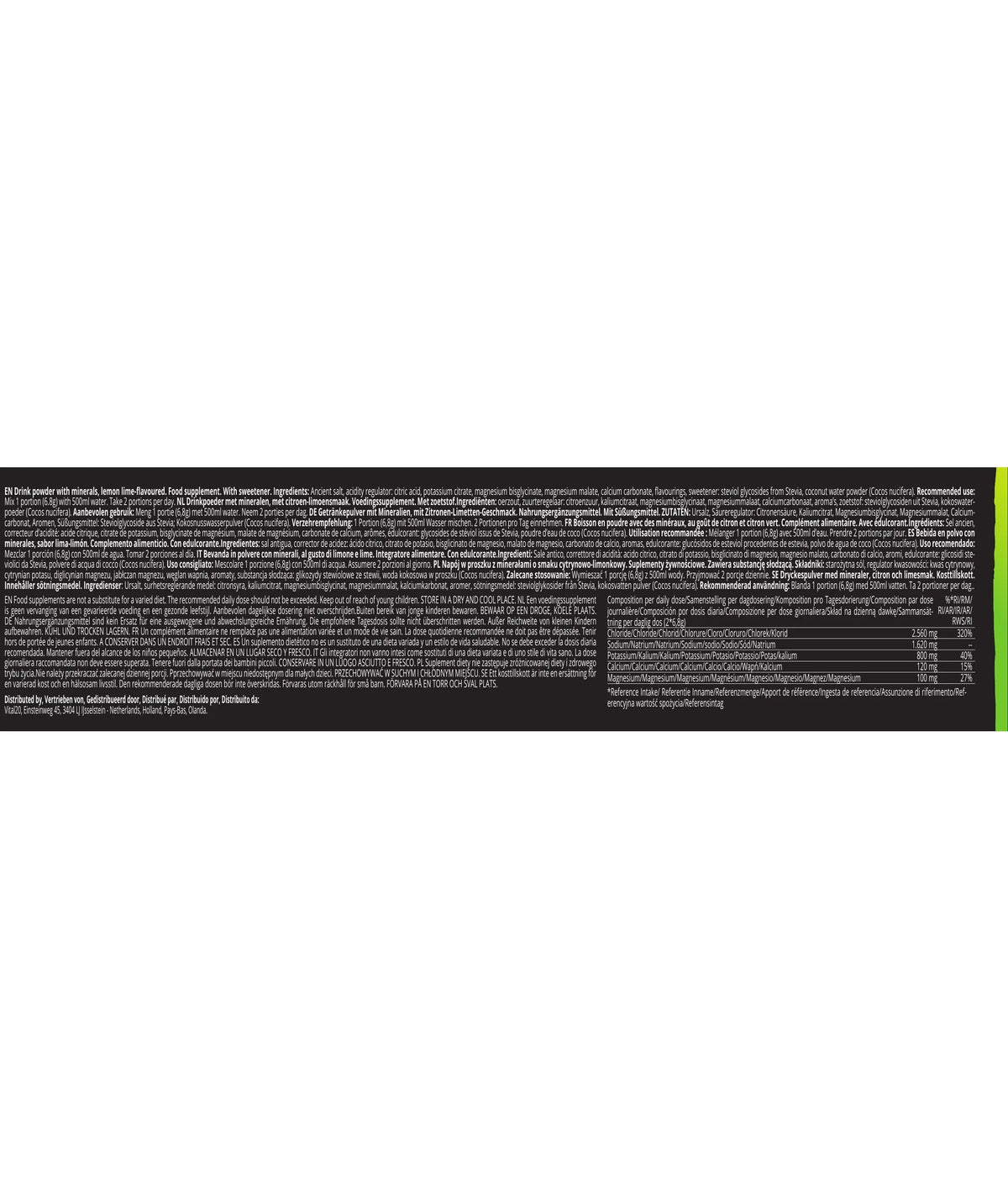 Re-Lyte Electrolyte Hydration Drink Mix Lemon Lime – x15 sticks Re-Lyte P-03400041