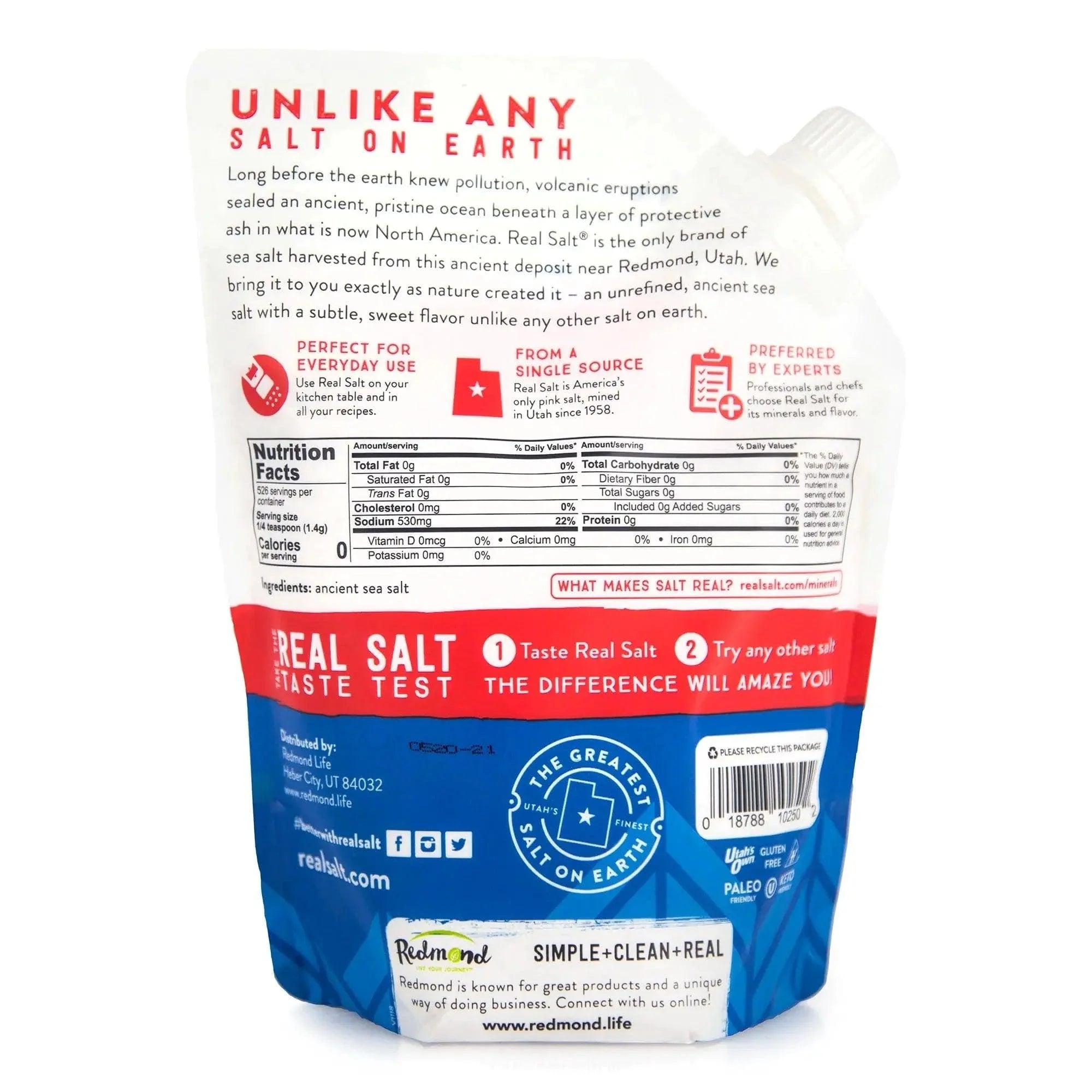 Real Salt Fine Pouch 737g real salt 03400045