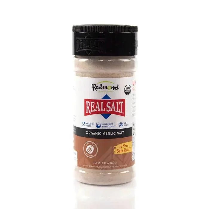Real Salt Organic Seasonings Garlic Salt Shaker 135g real salt 03400008
