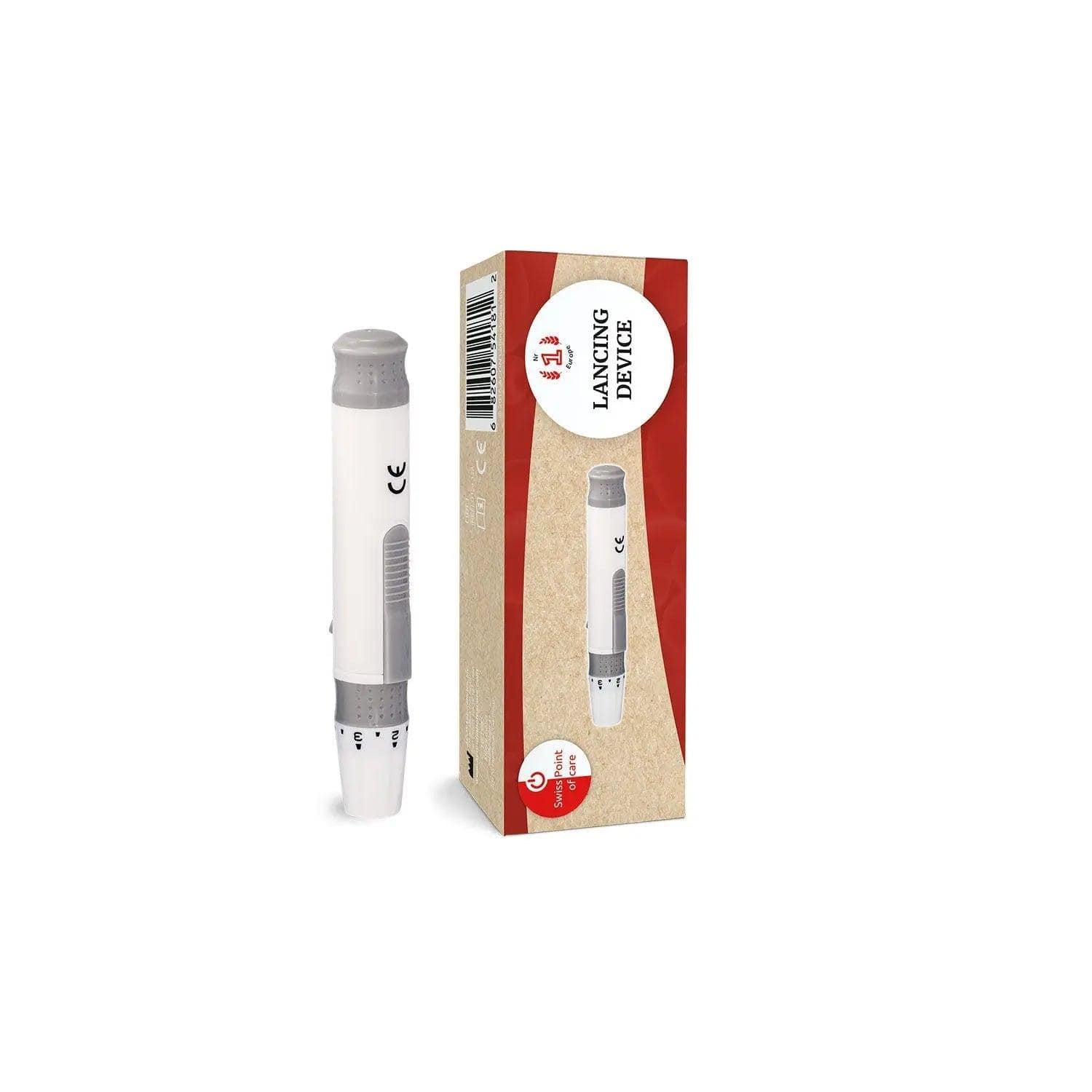 Swiss Point of Care Lancing Device Swiss Point of Care P-OCLD-GK50SP Vital20