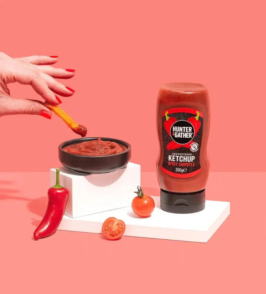 Unsweetened Spicy Chipotle Ketchup Hunter & Gather 350g hunter & gather 00900038