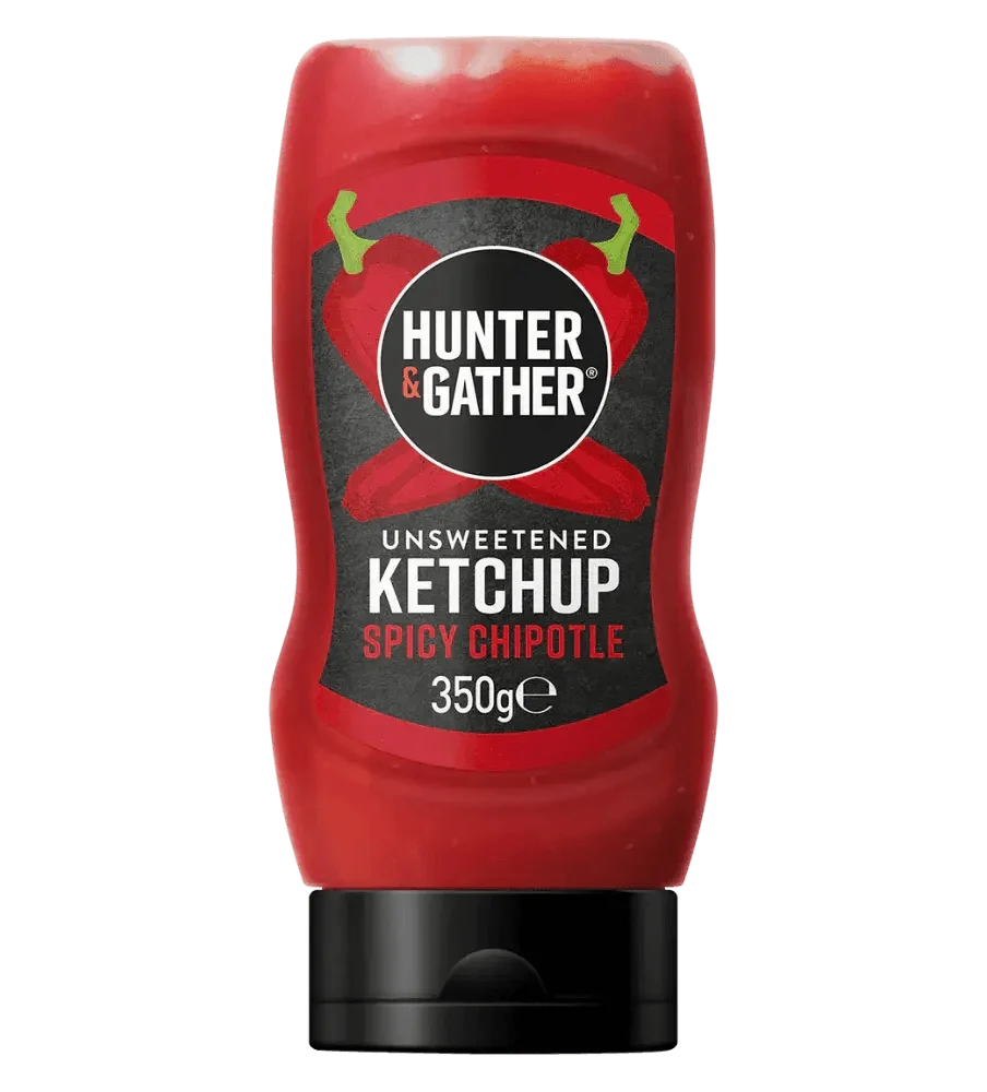 Unsweetened Spicy Chipotle Ketchup Hunter & Gather 350g hunter & gather 00900038