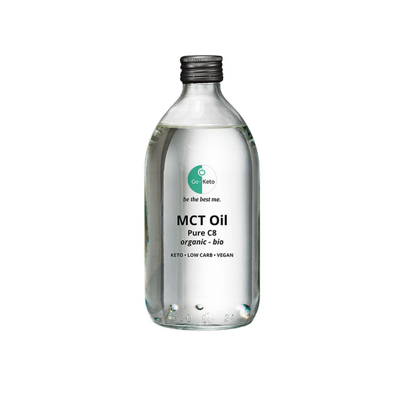 H&B MCT Oil C8 Go-Keto 500ml Syrup Bottle