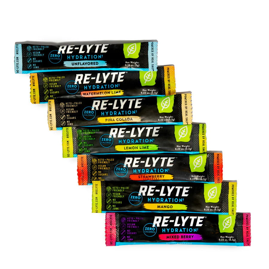 Re-Lyte Elektrolyt-Hydratationsgetränk-Mischung Probierpaket (7 Sticks)