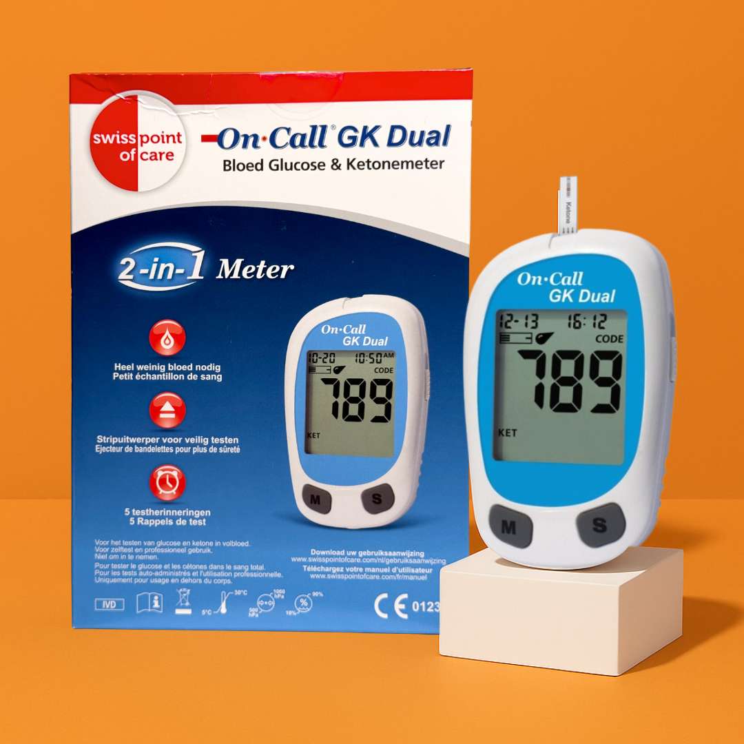 Measure your ketone levels with precision — ideal for keto, diabetes, or fasting.