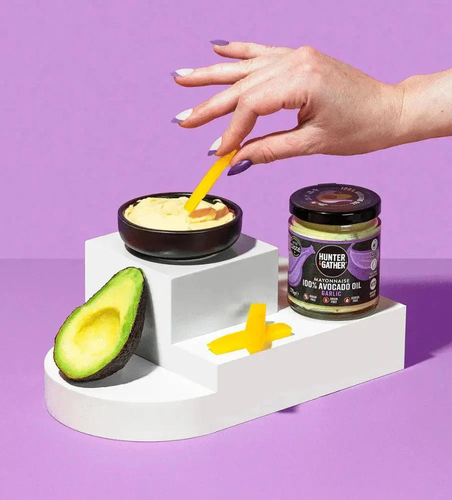 Avocado Oil Mayonnaise Garlic Hunter & Gather 250g hunter & gather  00900035