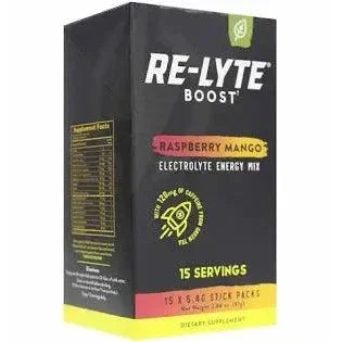 Energy Boost Drink Mix Raspberry Mango Re-Lyte x15 sticks re-lyte  03400063