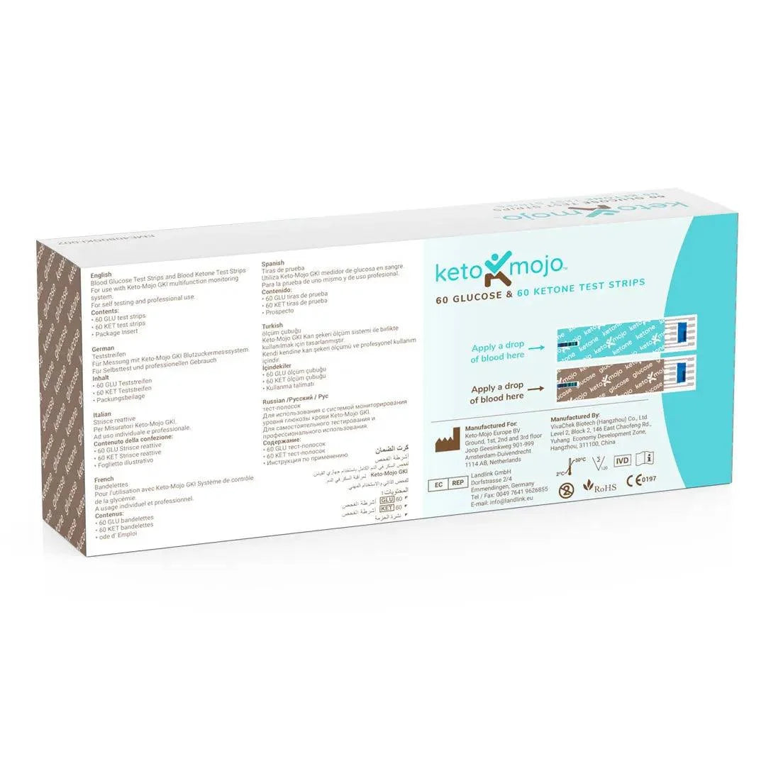 GKI Test Strips combi pack Keto-Mojo x60 keto-mojo  02400002