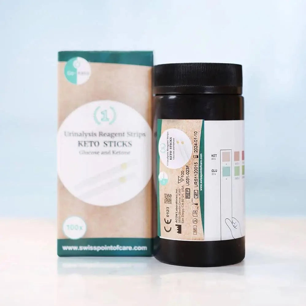 Go-Keto Tiras Reactivas de Orina para Glucosa y Cetonas x50 – product overview