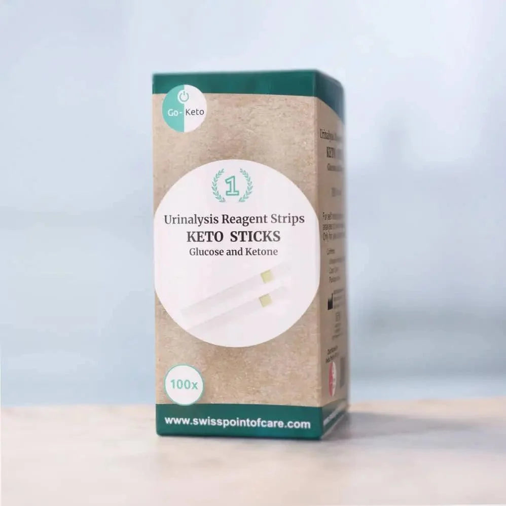 Go-Keto Tiras Reactivas de Orina para Glucosa y Cetonas x50 – product overview