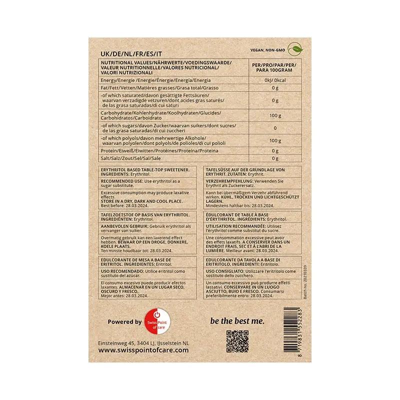 Go-Keto Erythritol Premium Sweetener Go-Keto 800g P-GKERY-800 Vital20