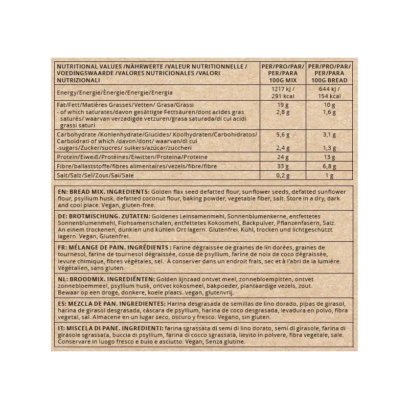 Go-Keto Keto Bread Mix Brown Go-Keto 270g P-GKBB-BAK04 Vital20