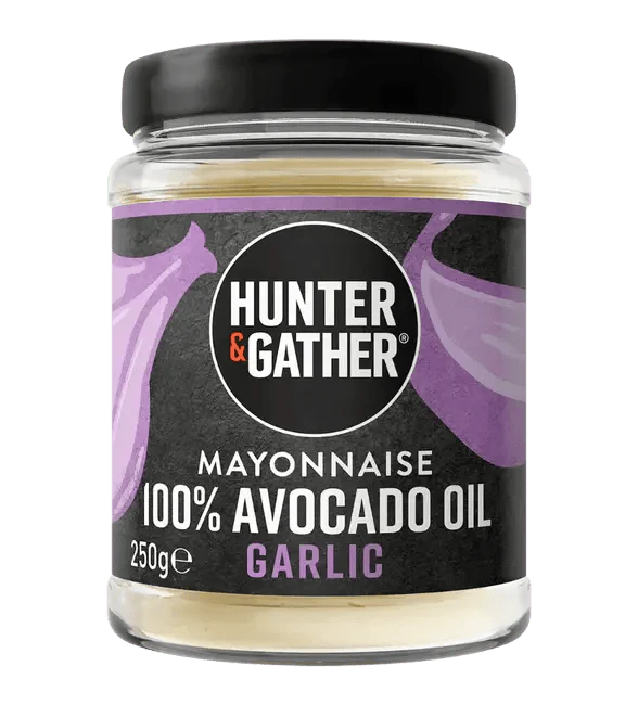 Hunter & Gather Avocado Oil Mayonnaise Garlic Hunter & Gather 250g 00900035 Vital20