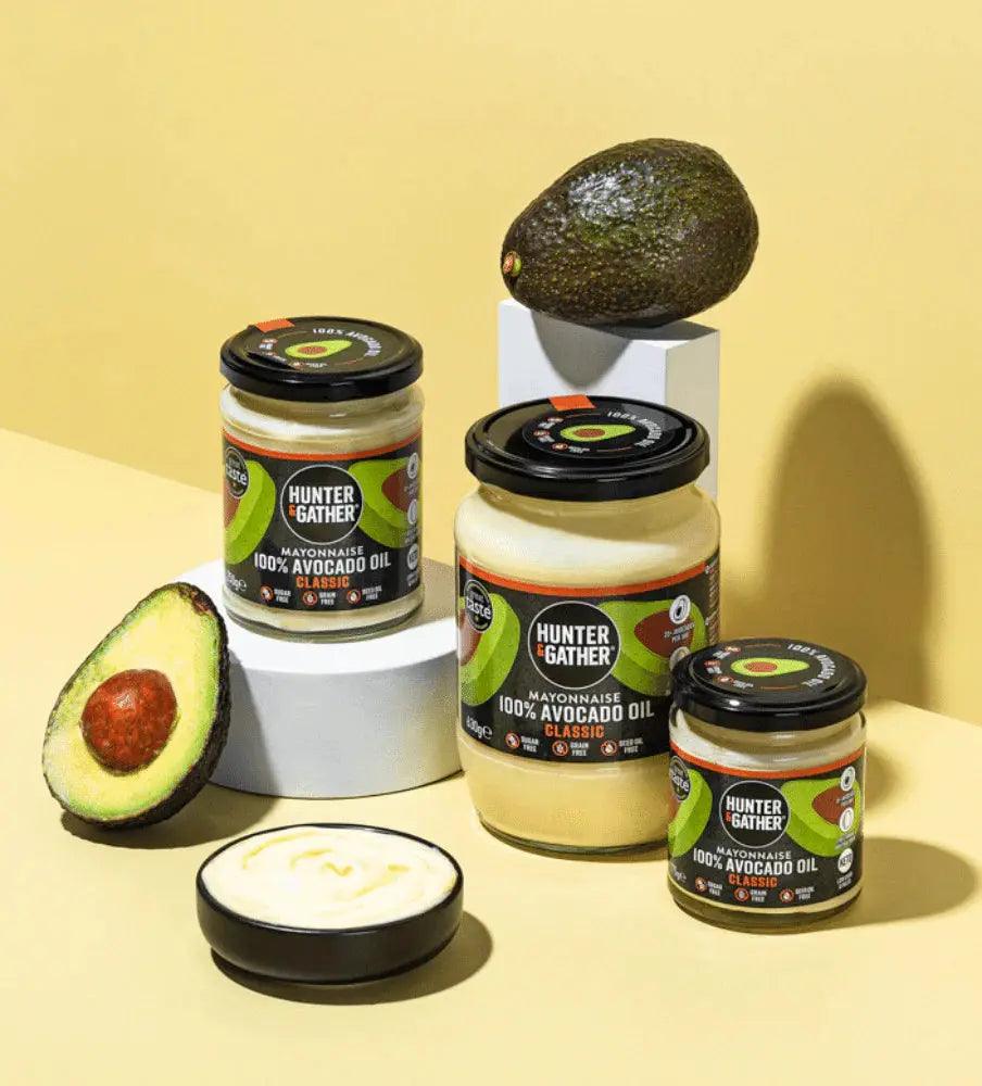 Hunter & Gather Avocado Oil Mayonnaise Garlic Hunter & Gather 630g 00900011 Vital20