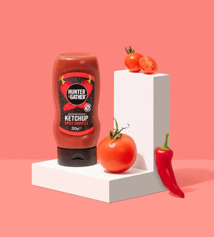 Hunter & Gather Unsweetened Spicy Chipotle Ketchup Hunter & Gather 350g 00900038 Vital20