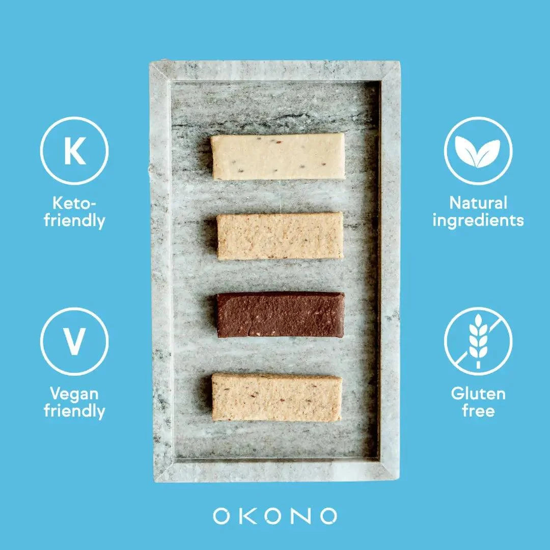 Keto Bar Almond Coconut OKONO 40g okono Snacks 03000015