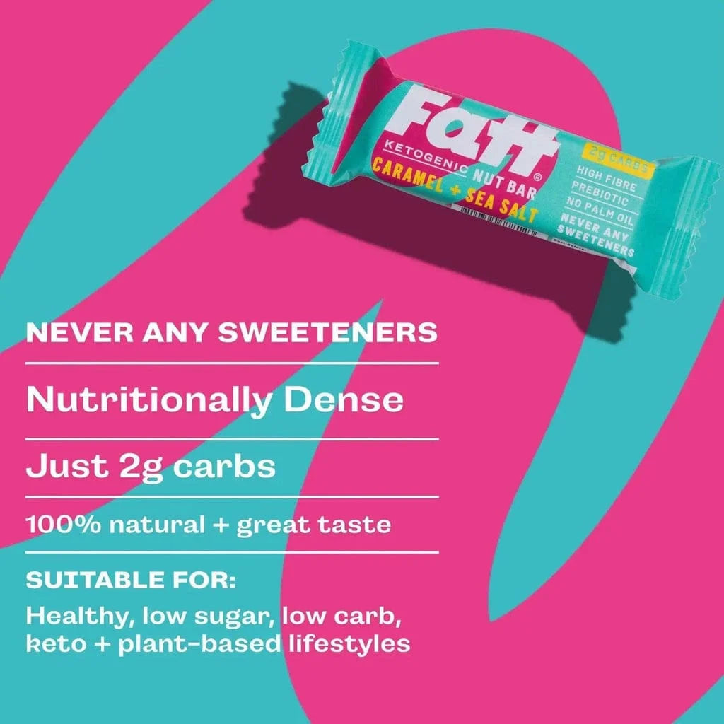 Keto Bar Caramel Sea Salt Live Fatt 30g x20 live fatt Snacks 01900020
