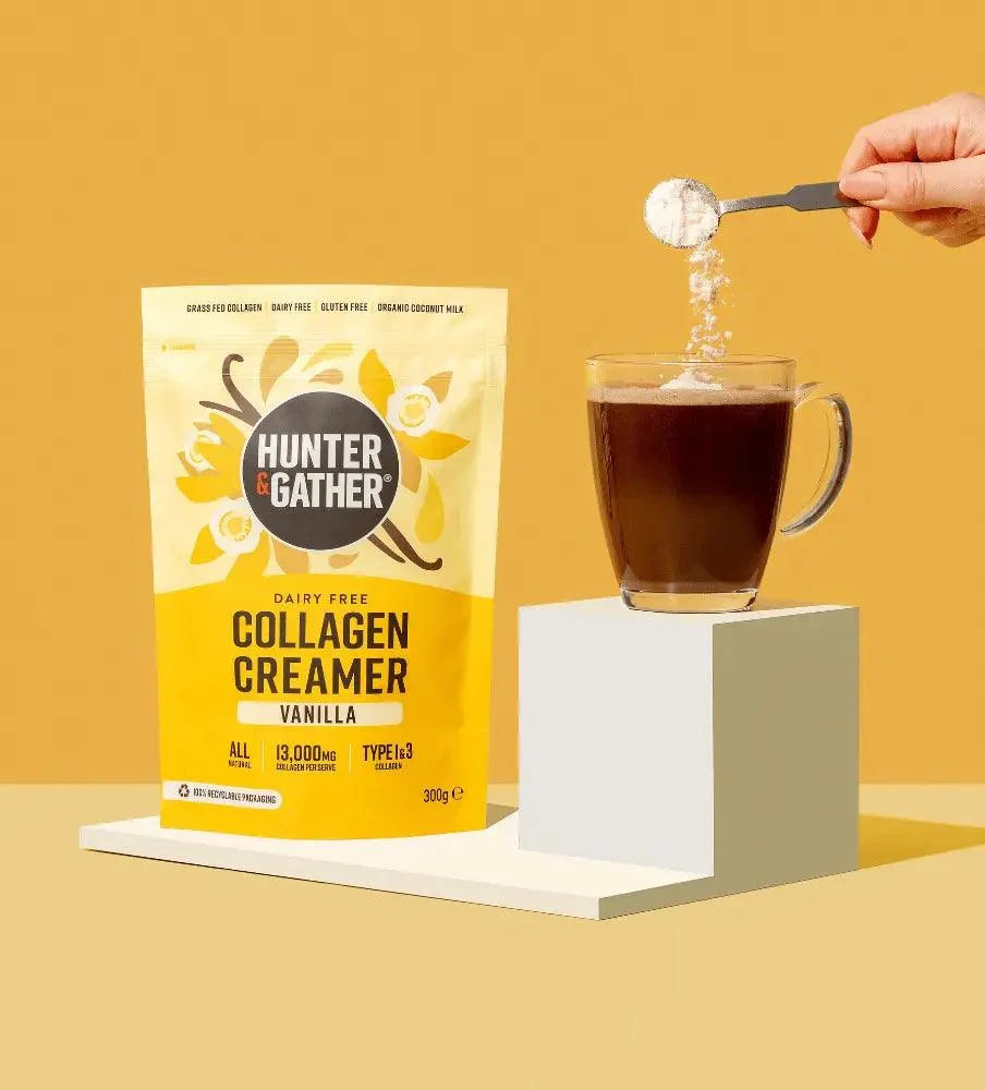 Keto Collagen Creamer Vanilla Hunter & Gather 300g hunter & gather  00900044