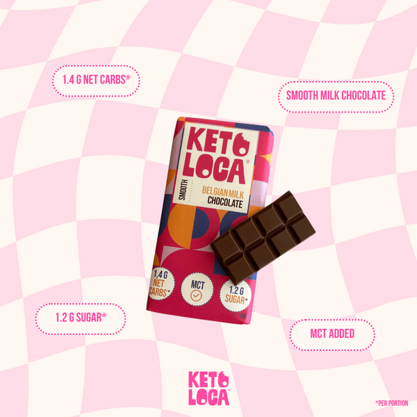 Keto Loca Belgian Chocolate Milk Keto-Loca 100g 02800002 Vital20